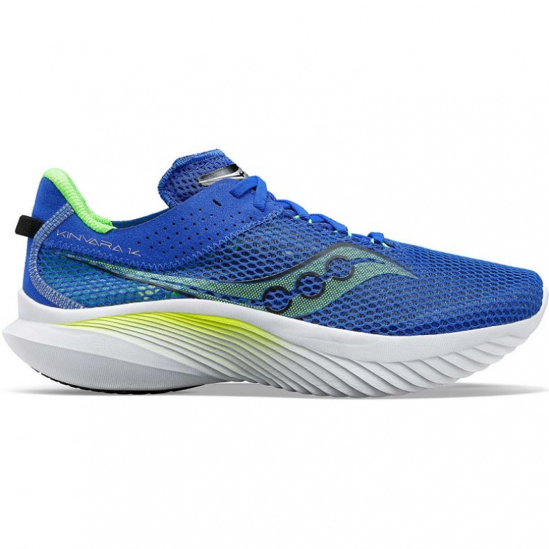 Blue Saucony Kinvara 14 Men\'s Running Shoes | EGYPT EQKYUD