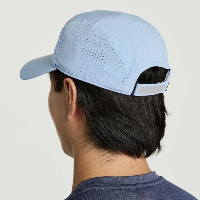 Blue Saucony Outpace Men's Hat | EGYPT MPSNOC