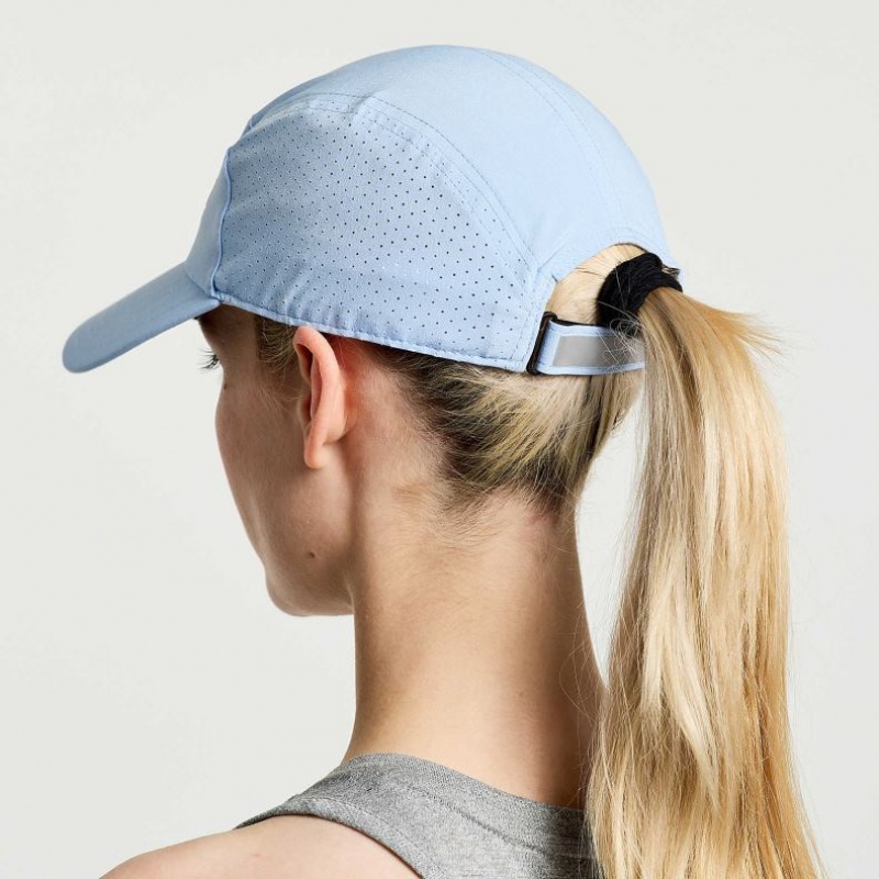 Blue Saucony Outpace Women's Hat | EGYPT HYVOQG