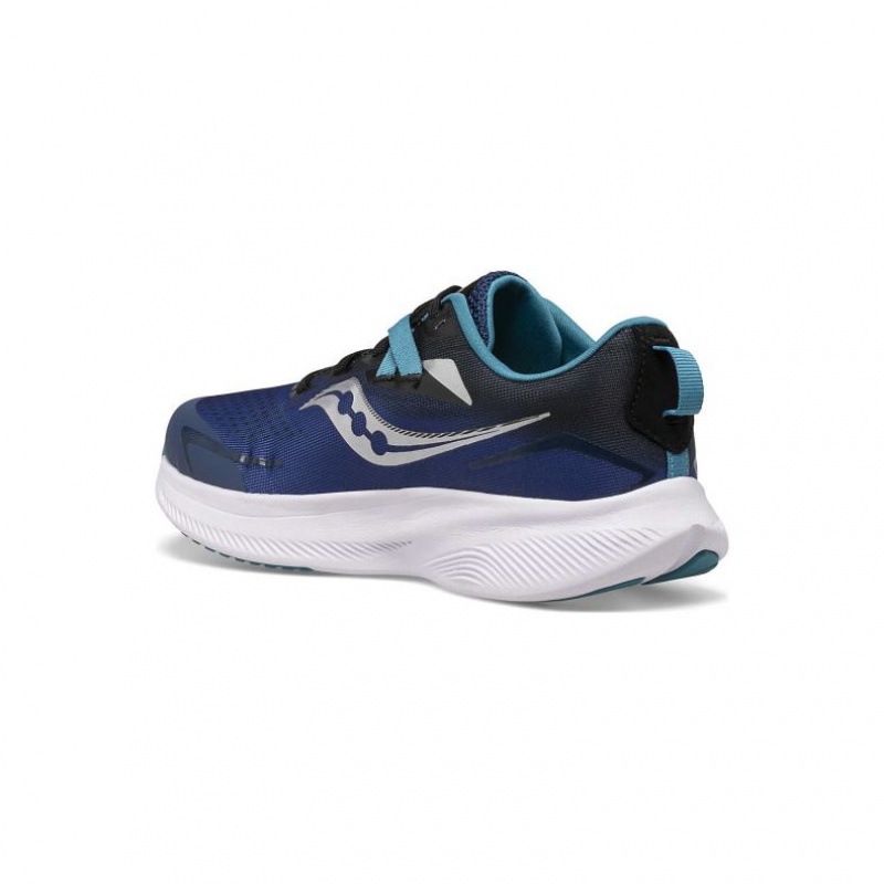 Blue Saucony Ride 15 Big Kids' Sneakers | EGYPT ZHNQDJ