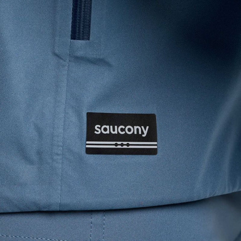 Blue Saucony Runshield Men's Jacket | EGYPT SMDOYB