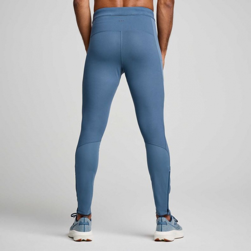 Blue Saucony Runshield Men's Tight | EGYPT XABSMH