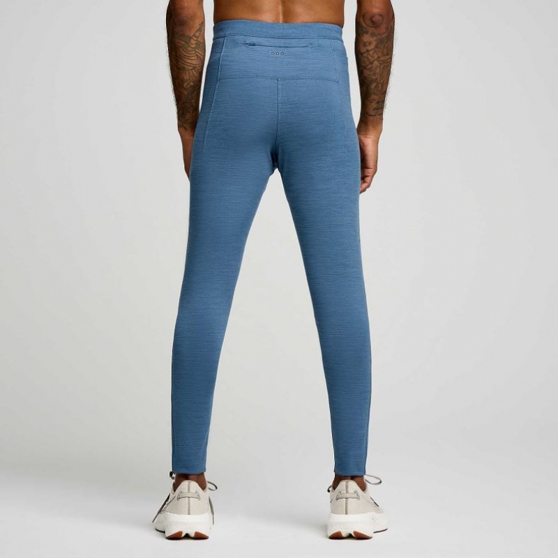 Blue Saucony Solstice Men's Tight | EGYPT LMZQJU