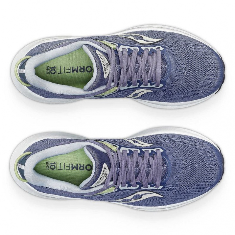 Blue Saucony Triumph 21 Women's Running Shoes | EGYPT TIOBJM