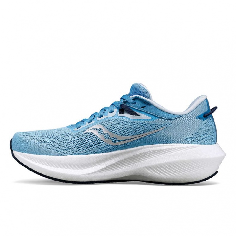 Blue Saucony Triumph 21 Women's Running Shoes | EGYPT UBASVK