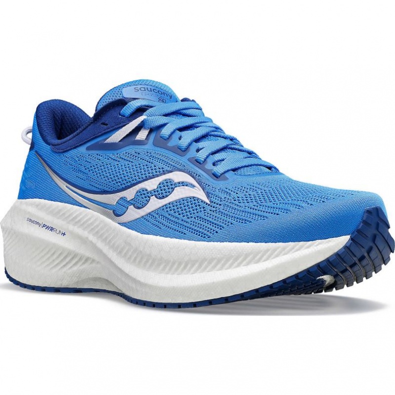 Blue Saucony Triumph 21 Women's Running Shoes | EGYPT PILXUH