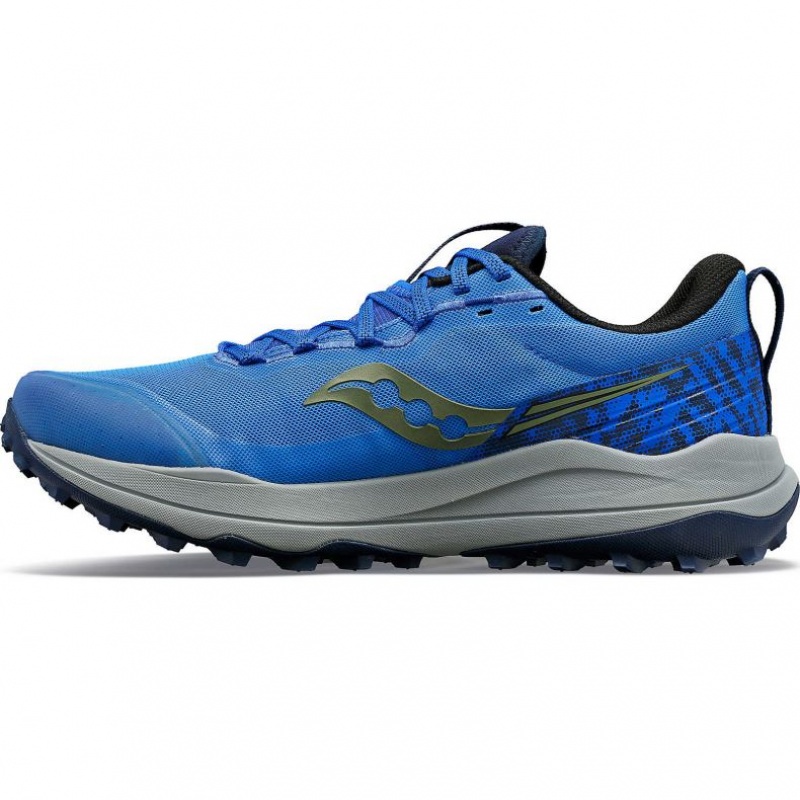 Blue Saucony Xodus Ultra 2 Men's Trail Running Shoes | EGYPT SDCOGU