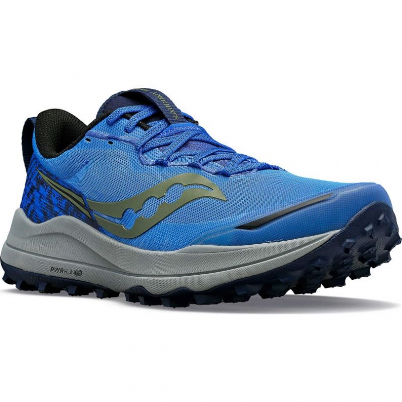 Blue Saucony Xodus Ultra 2 Men's Trail Running Shoes | EGYPT SDCOGU