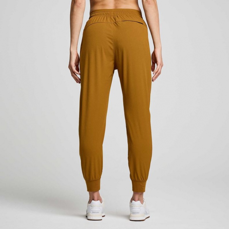 Brown Saucony Boston Woven Women's Jogger | EGYPT CWSHUX