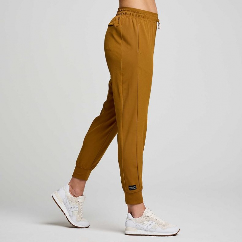 Brown Saucony Boston Woven Women's Jogger | EGYPT CWSHUX