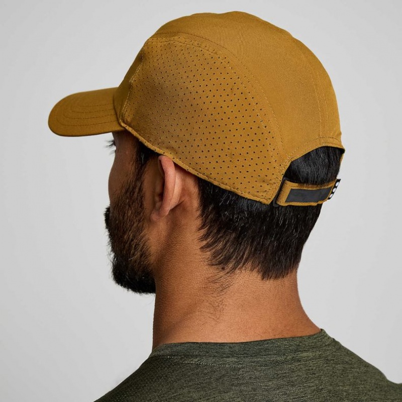 Brown Saucony Outpace Men's Hat | EGYPT RCDGNZ