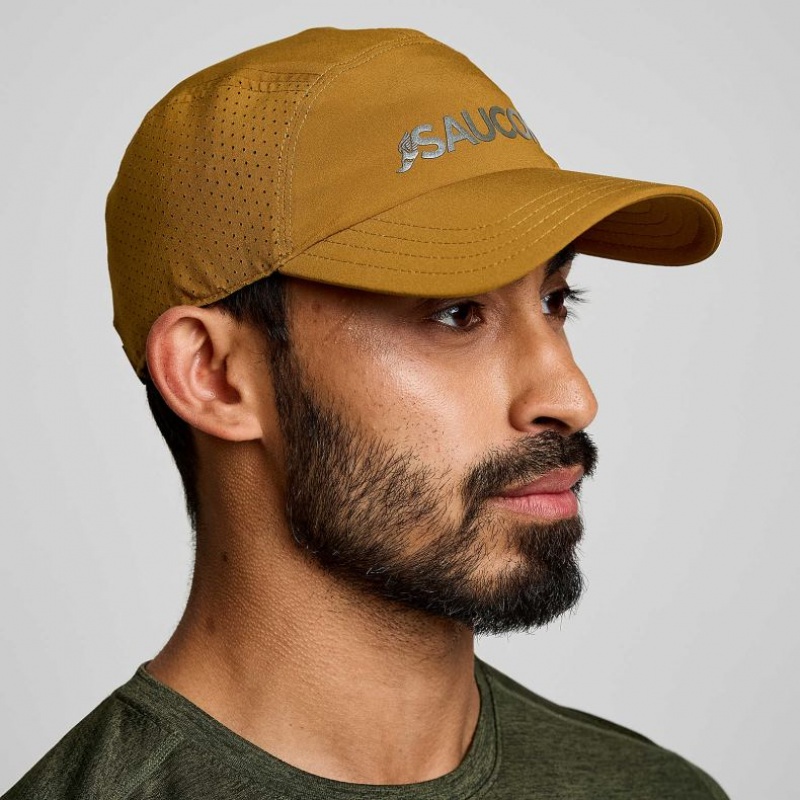 Brown Saucony Outpace Men\'s Hat | EGYPT RCDGNZ