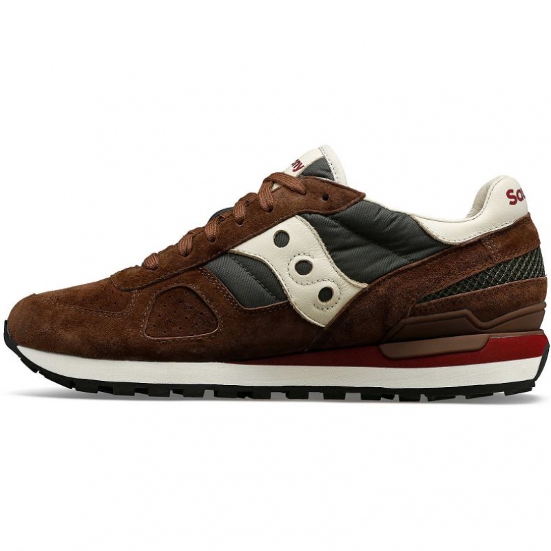 Brown Saucony Shadow Original Premium Men's Sneakers | EGYPT YVUJTL