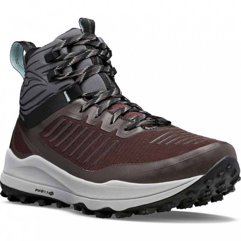 Brown Saucony Ultra Ridge GTX Men's Trail Running Shoes | EGYPT IGNTSA