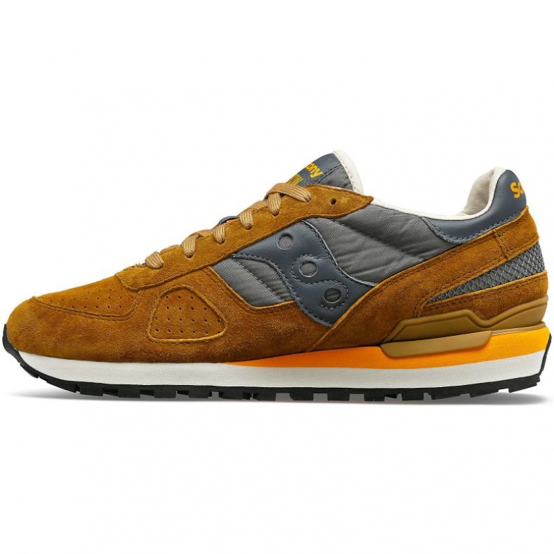 Brown / Grey Saucony Shadow Original Premium Men's Sneakers | EGYPT ZRHQYW