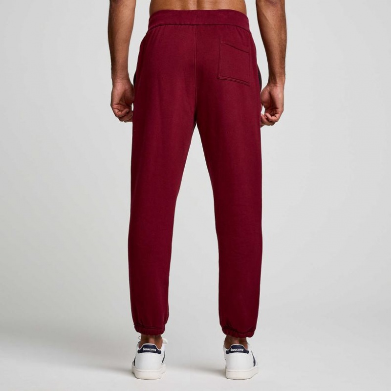 Burgundy Saucony Recovery Men's Jogger | EGYPT HDVBFK