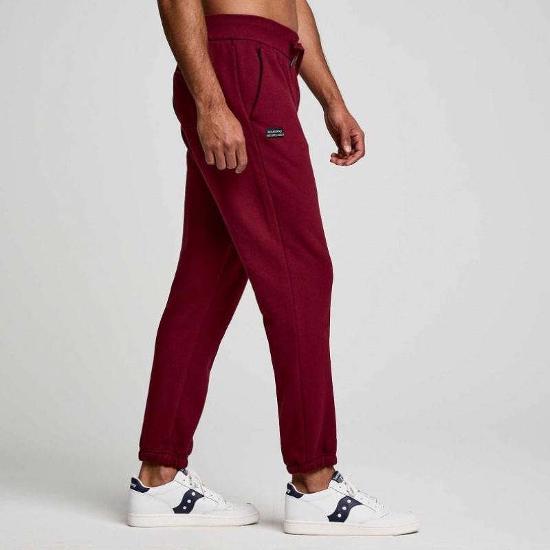 Burgundy Saucony Recovery Men's Jogger | EGYPT HDVBFK