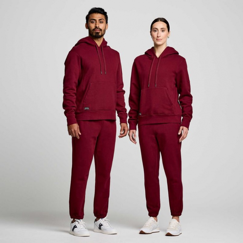 Burgundy Saucony Recovery Women's Hoodie | EGYPT EDLAJT