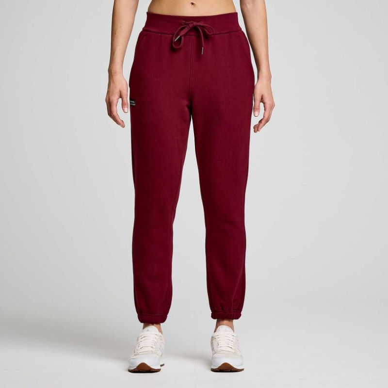 Burgundy Saucony Recovery Women\'s Jogger | EGYPT ZKEHJT