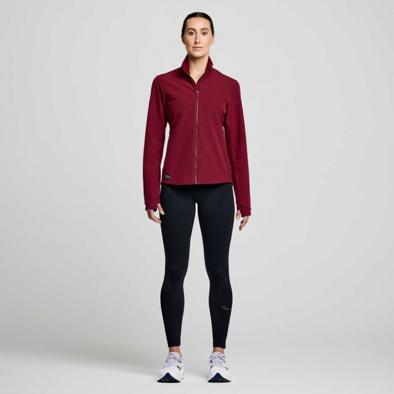 Burgundy Saucony Triumph Women's Jacket | EGYPT ROTGFQ