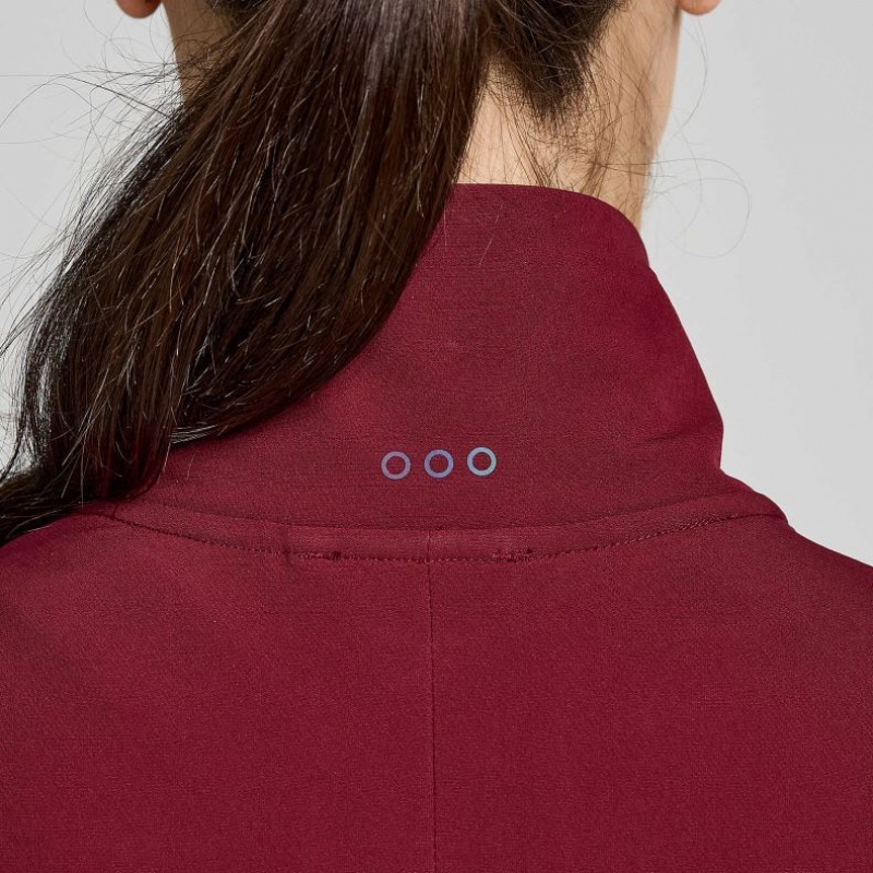 Burgundy Saucony Triumph Women's Jacket | EGYPT ROTGFQ