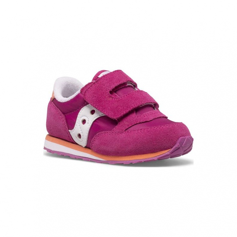 Fuchsia Saucony Baby Jazz Hook & Loop Little Kids' Sneakers | EGYPT XZAJGY