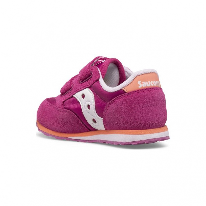 Fuchsia Saucony Baby Jazz Hook & Loop Little Kids' Sneakers | EGYPT XZAJGY