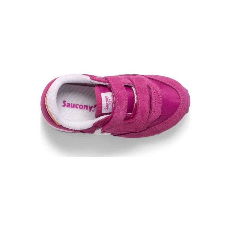 Fuchsia Saucony Baby Jazz Hook & Loop Little Kids' Sneakers | EGYPT XZAJGY