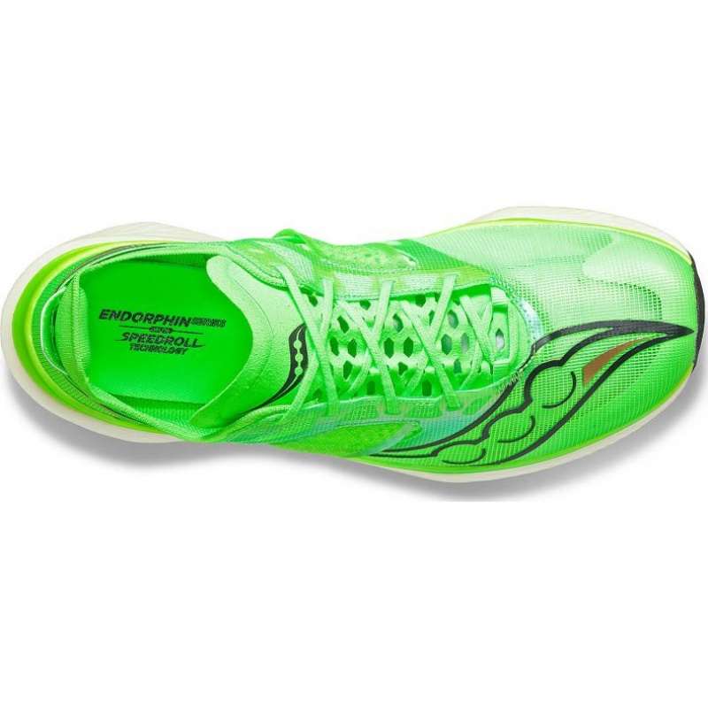 Green Saucony Endorphin Elite Men's Running Shoes | EGYPT WFGYTH