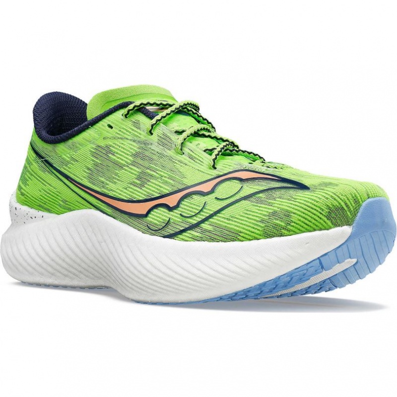 Green Saucony Endorphin Pro 3 Women's Running Shoes | EGYPT BVKNJC