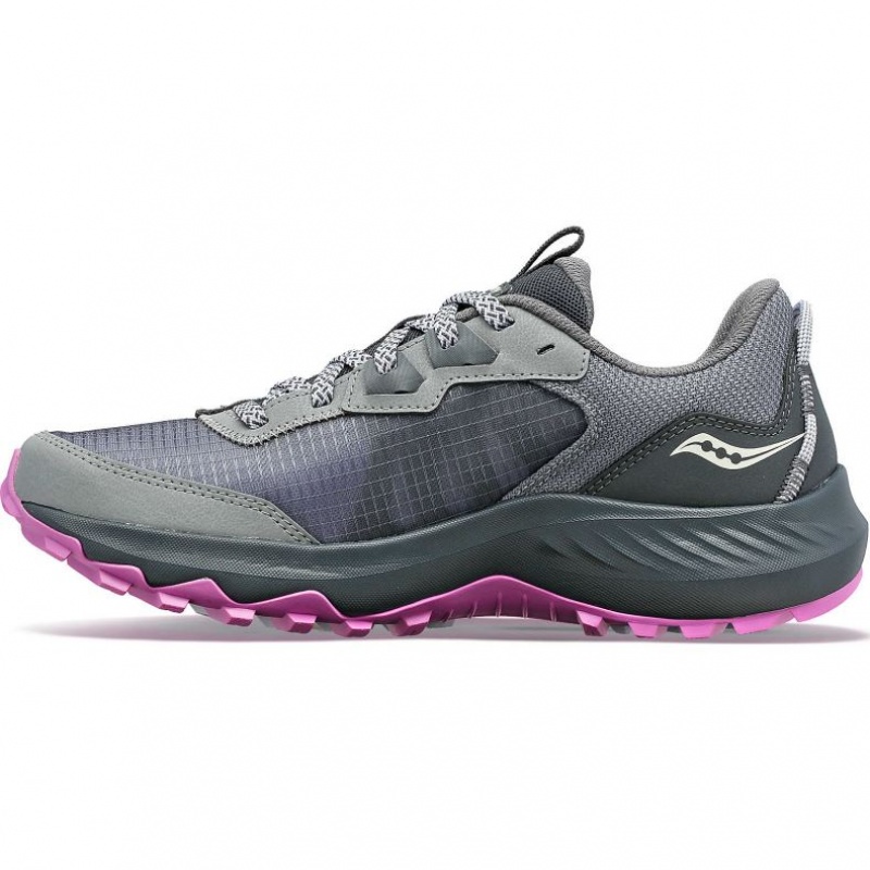 Grey Saucony Aura TR Women's Trail Running Shoes | EGYPT BFORQJ