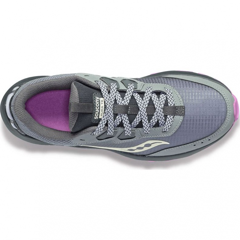 Grey Saucony Aura TR Women's Trail Running Shoes | EGYPT BFORQJ