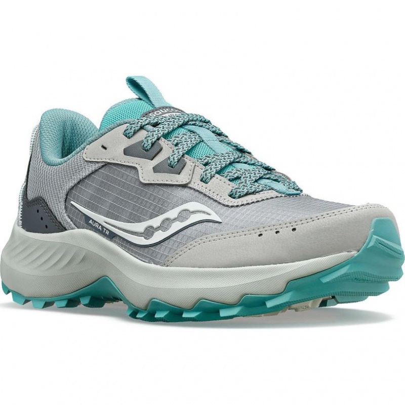 Grey Saucony Aura TR Women's Trail Running Shoes | EGYPT SLGRUC