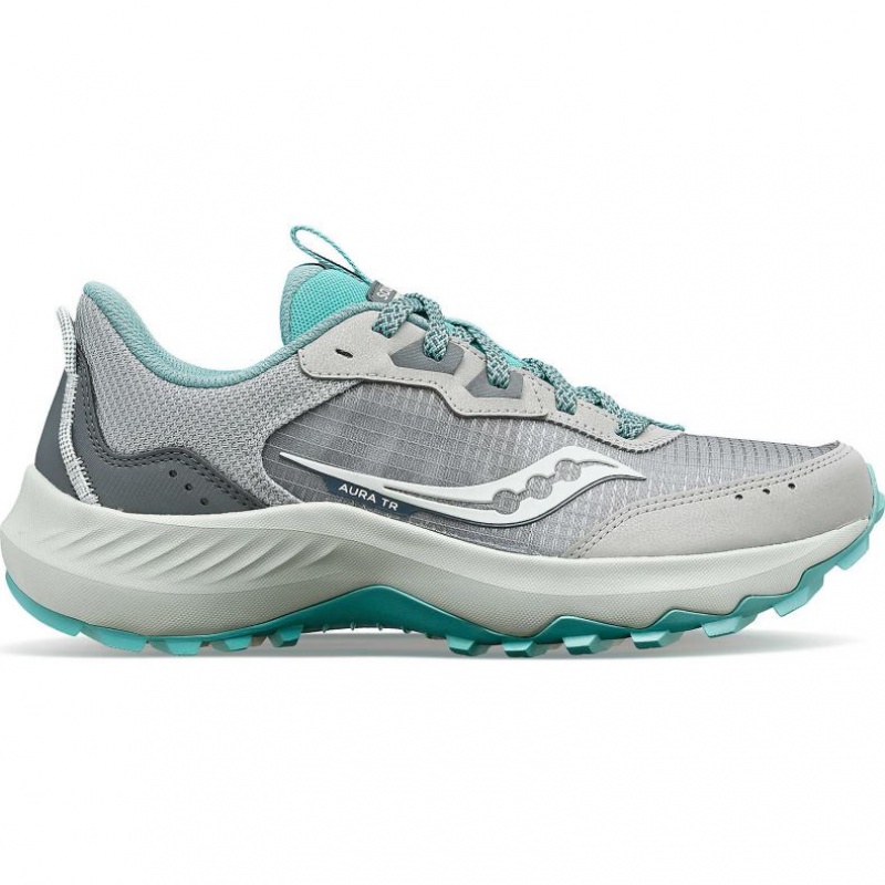 Grey Saucony Aura TR Women\'s Trail Running Shoes | EGYPT SLGRUC