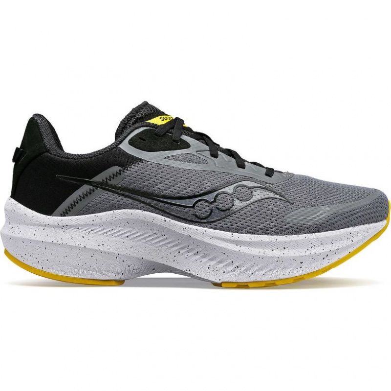 Grey Saucony Axon 3 Men\'s Running Shoes | EGYPT NUMCJI