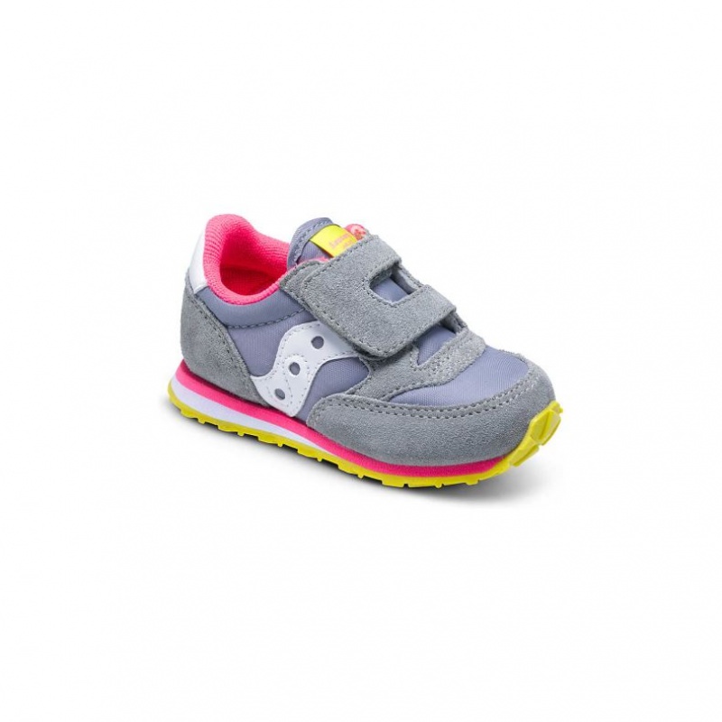 Grey Saucony Baby Jazz Hook & Loop Little Kids' Sneakers | EGYPT OVQINE