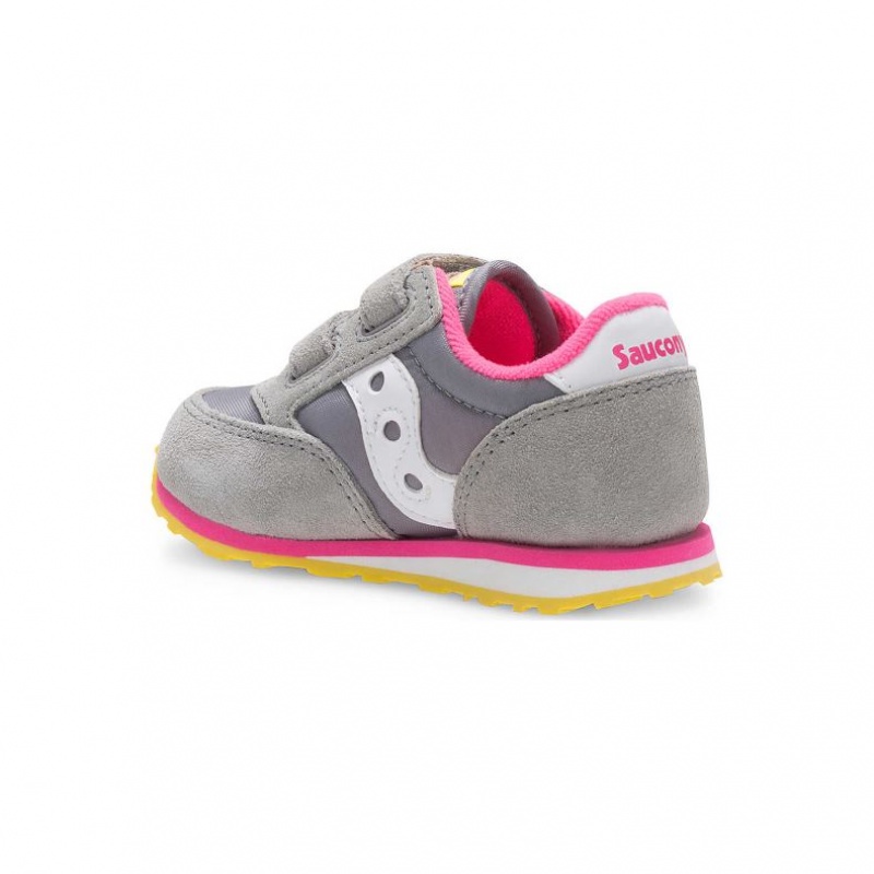 Grey Saucony Baby Jazz Hook & Loop Little Kids' Sneakers | EGYPT OVQINE