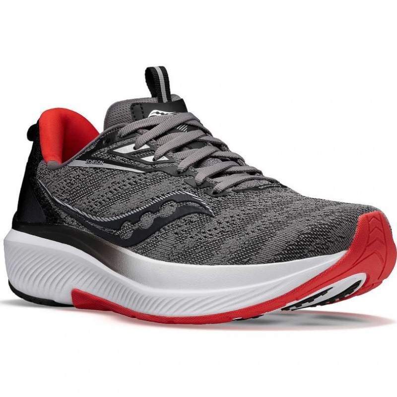 Grey Saucony Echelon 9 Men's Running Shoes | EGYPT GMRFAW