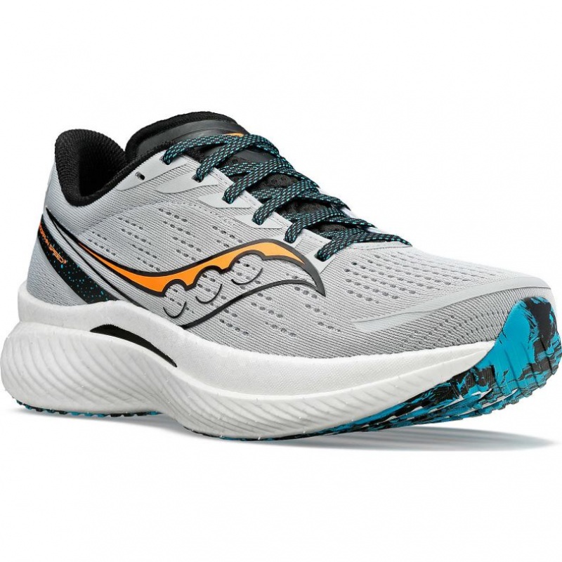 Grey Saucony Endorphin Speed 3 Men's Running Shoes | EGYPT WEFNTS