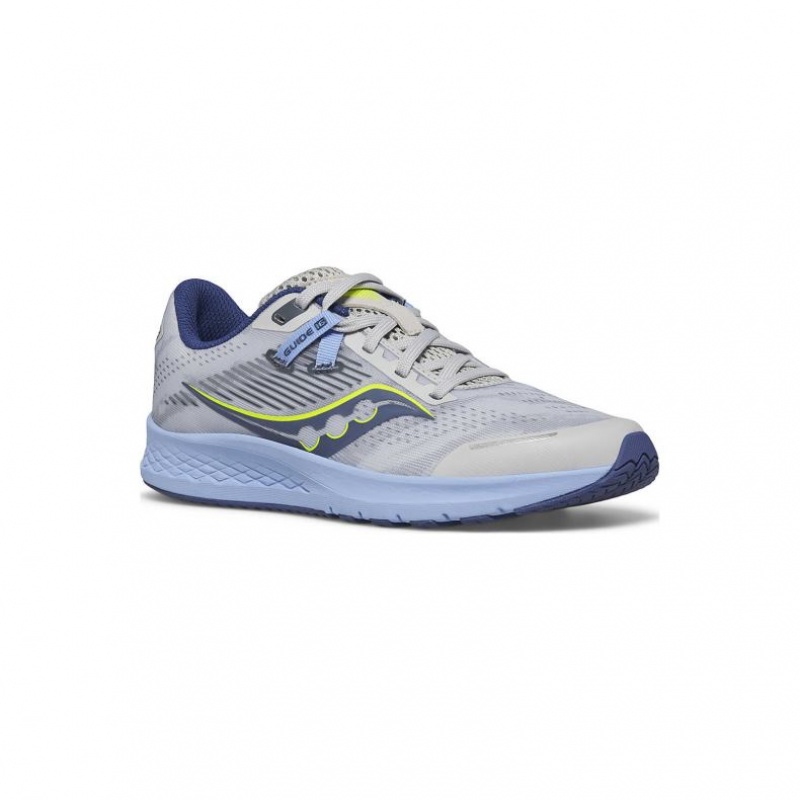 Grey Saucony Guide 16 Big Kids' Sneakers | EGYPT NGHMPQ