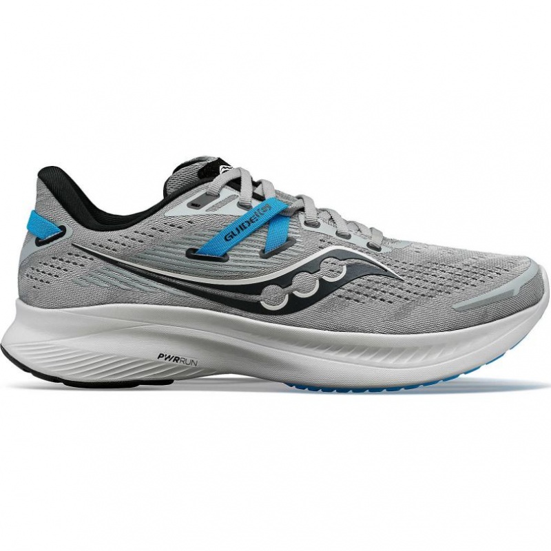 Grey Saucony Guide 16 Men\'s Running Shoes | EGYPT HSTXEV