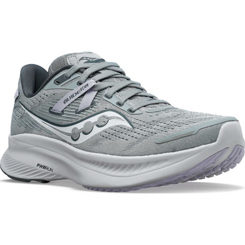 Grey Saucony Guide 16 Women's Running Shoes | EGYPT KYWALV