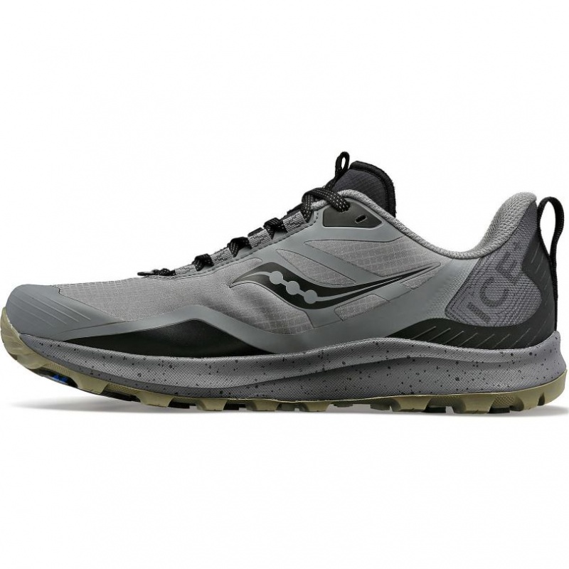 Grey Saucony Peregrine ICE+ 3 Men's Trail Running Shoes | EGYPT ATBXHN