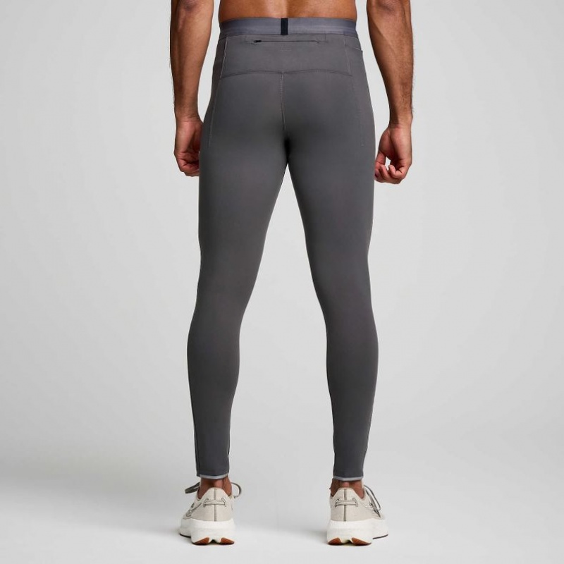 Grey Saucony Solstice Men's Tight | EGYPT WYXRLZ