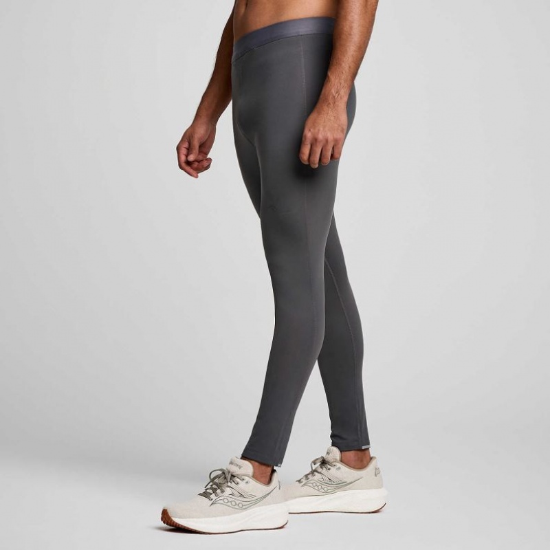 Grey Saucony Solstice Men's Tight | EGYPT WYXRLZ