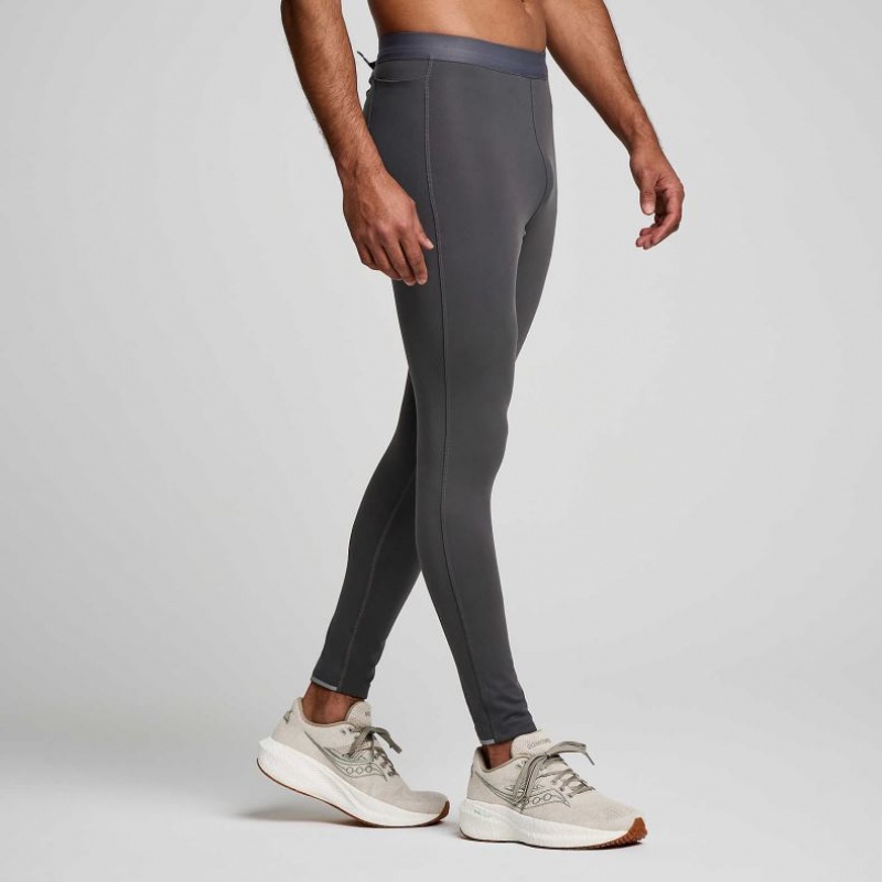 Grey Saucony Solstice Men's Tight | EGYPT WYXRLZ