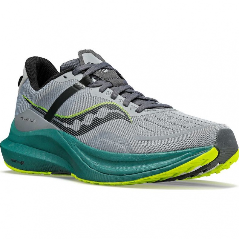 Grey Saucony Tempus Men's Running Shoes | EGYPT JUZBLT