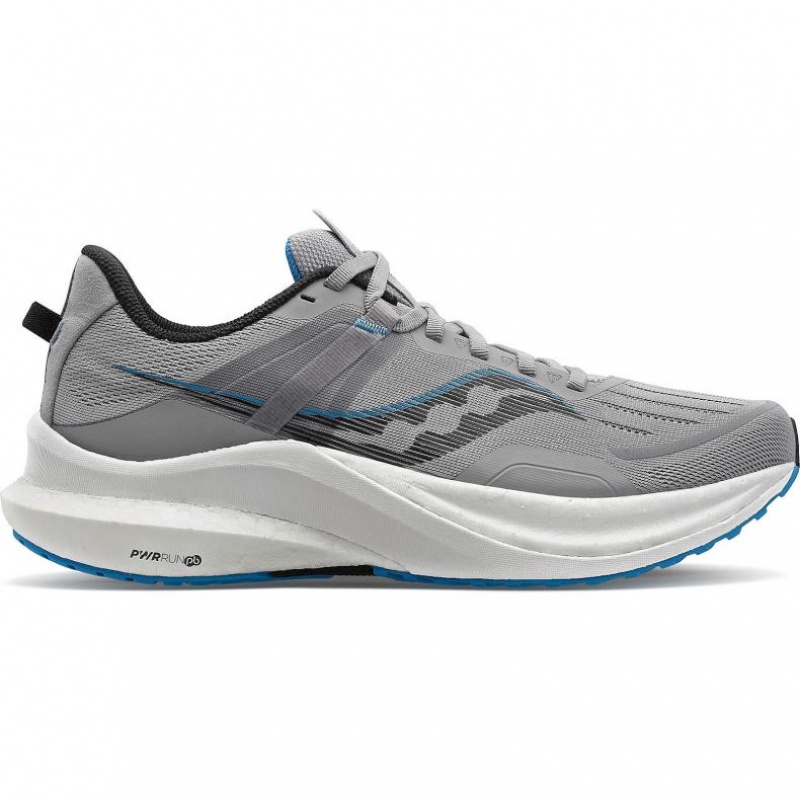 Grey Saucony Tempus Men\'s Wide Running Shoes | EGYPT UFAMZI