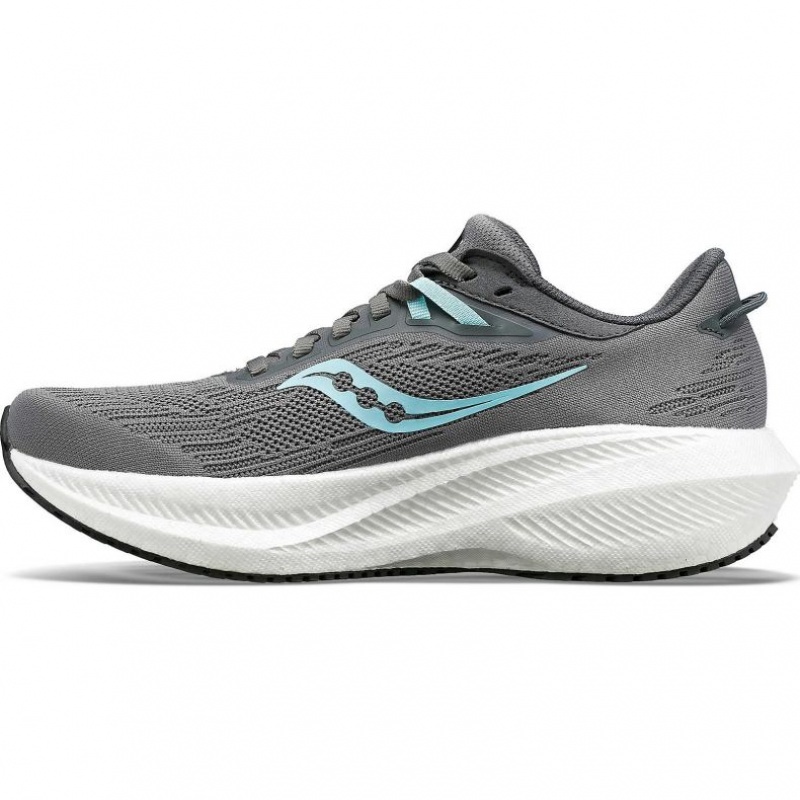 Grey Saucony Triumph 21 Women's Running Shoes | EGYPT ZSGMHL