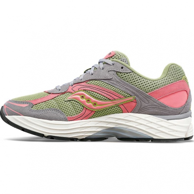 Grey / Green / Pink Saucony ProGrid Omni 9 Premium Women's Sneakers | EGYPT JABRMQ